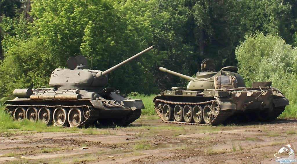 Катание на танке и военной технике