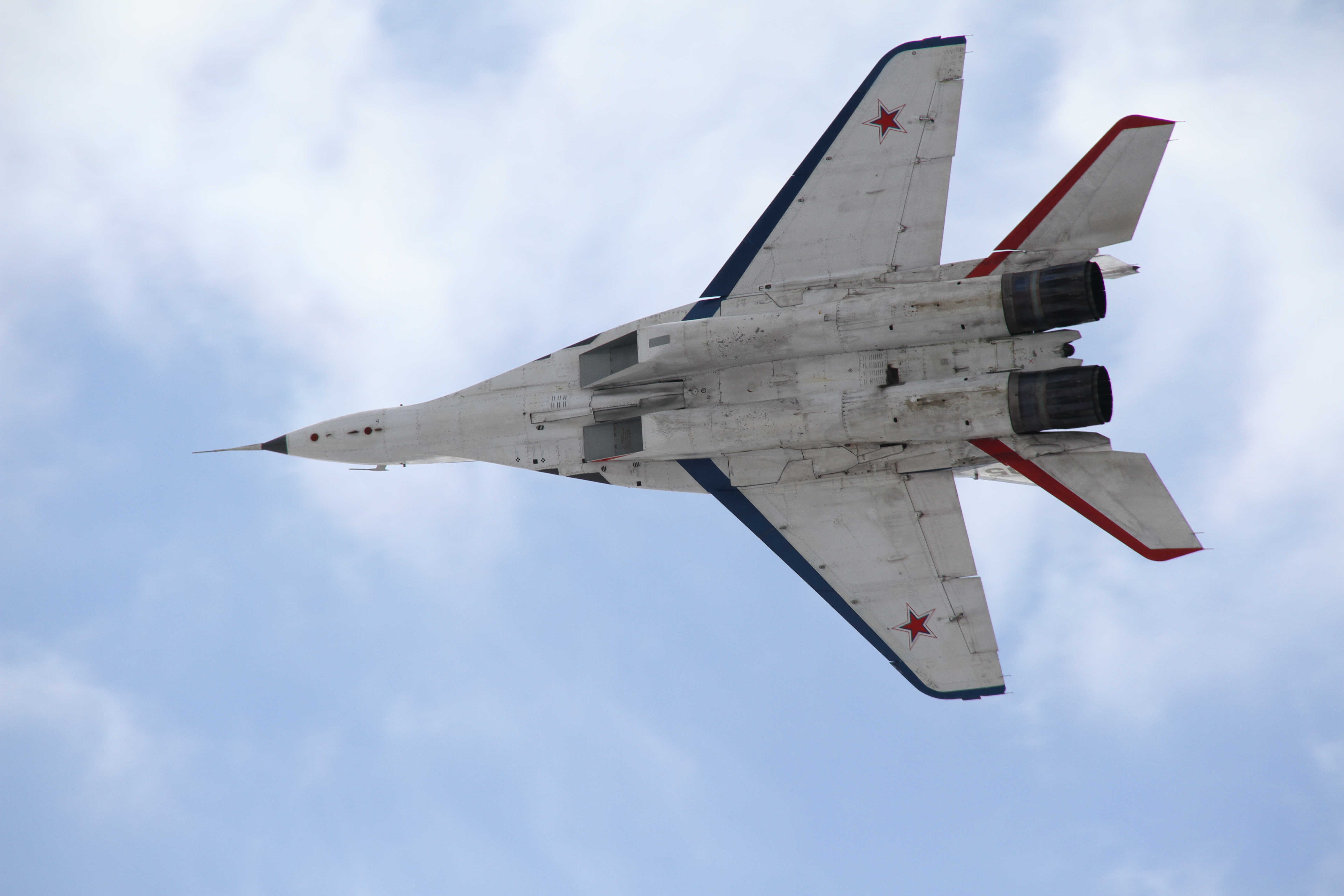 полет на сверхзвуковом истребителе МиГ-29