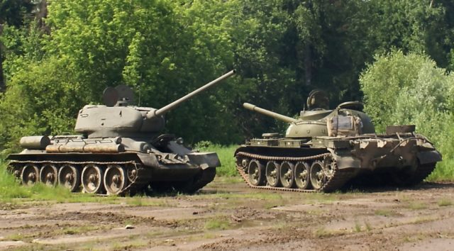 Имитация танкового боя