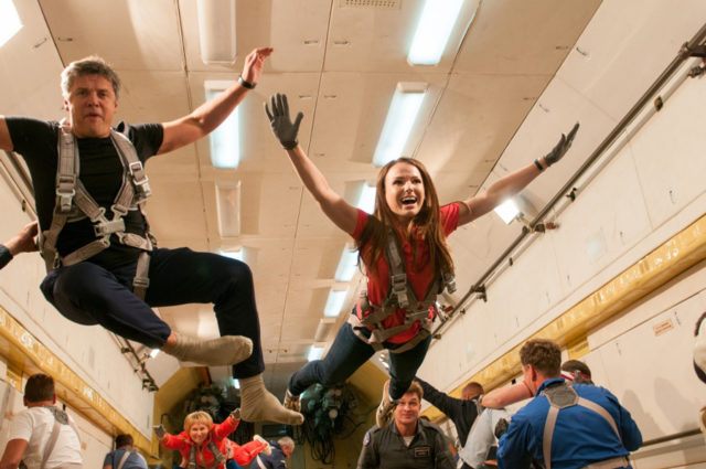 Невесомость в самолете Ил-76 МДК