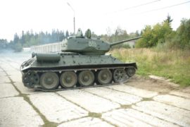 Катание на танке Т-34