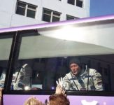 Экипаж космонавтов перед отправкой в космос