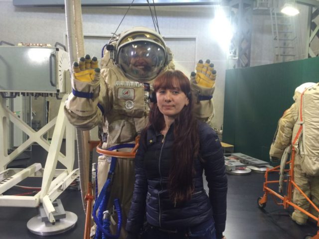 Тренировка на космическом тренажере Выход-2