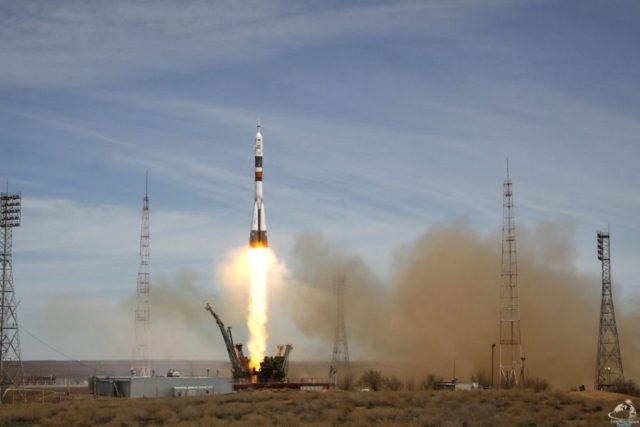 Пуск ракеты СОЮЗ МС 04