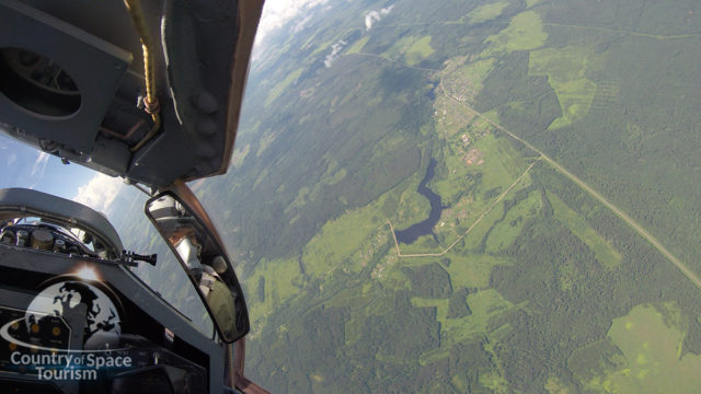 Потрясающие виды во время полета на МиГ-29