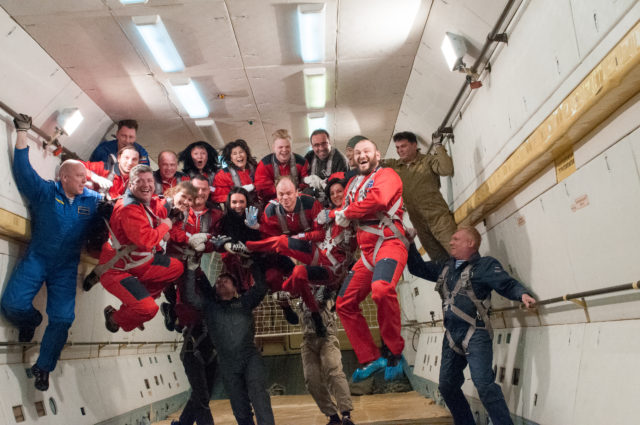 День космонавтики в Невесомости