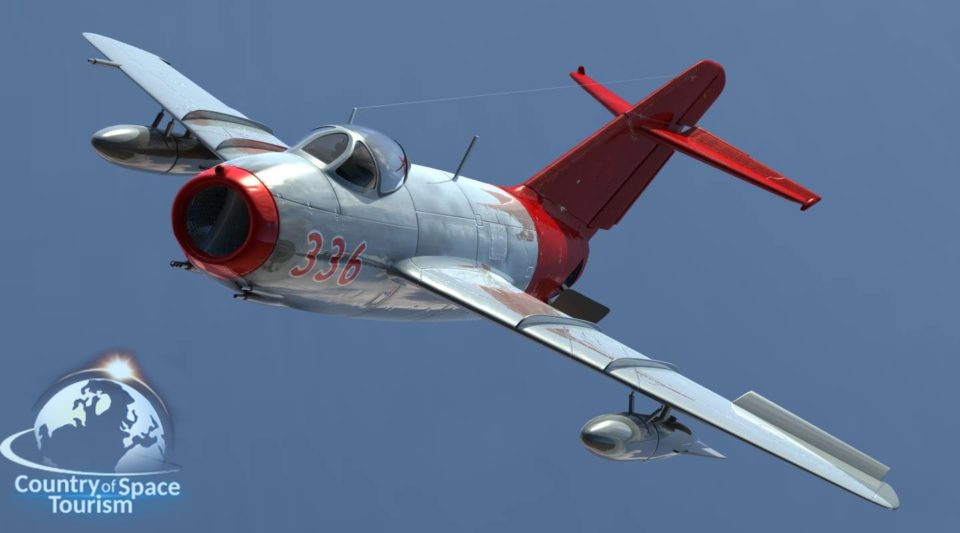 полет на МиГ-15