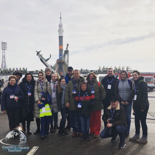 Наши туристы на Гагаринском старте