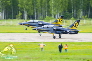 парный полет на самолетах Л-39