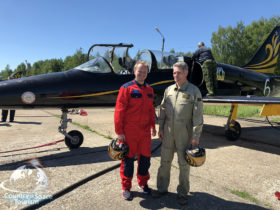 турист после полета на Л-39