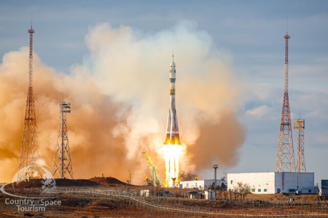 Волнительный запуск с Байконура "СОЮЗ МС-25" март 2024 год